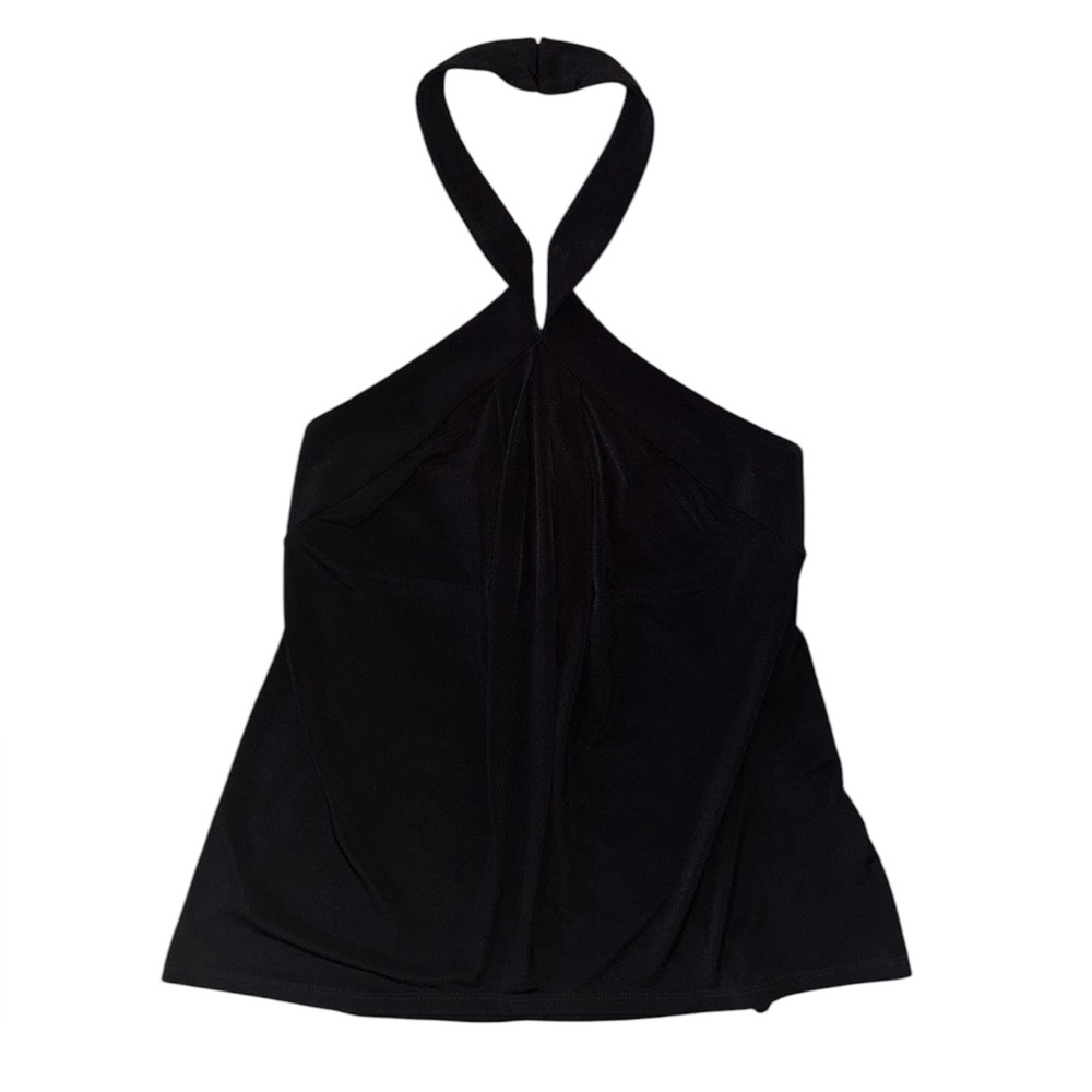 Elegant Black Halter Top